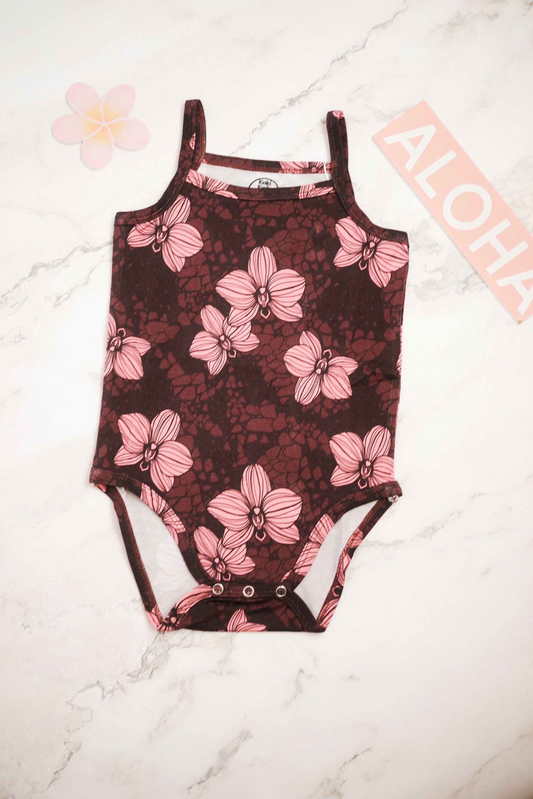 Pink Orchid romper