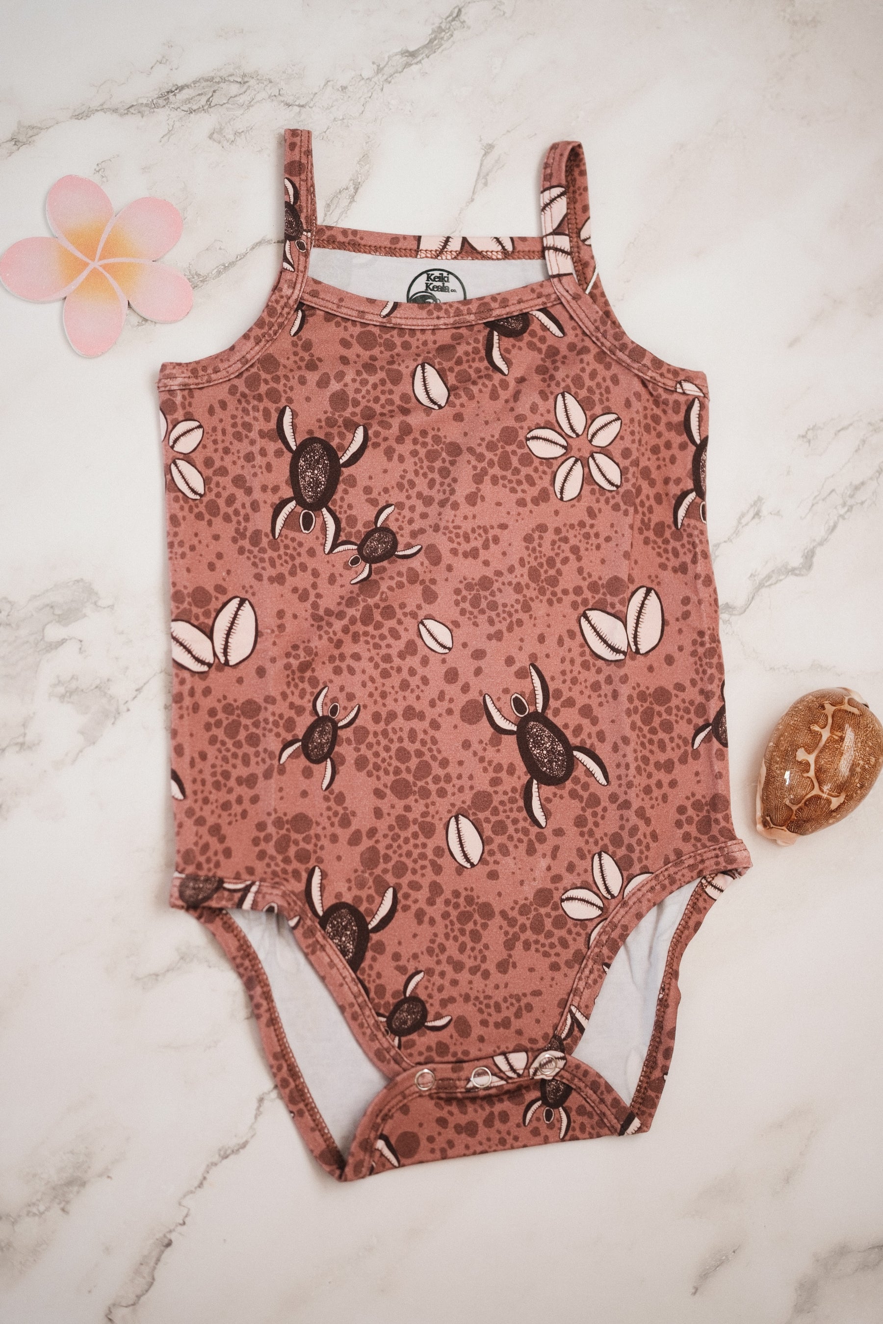 Pink Honu Cowrie romper