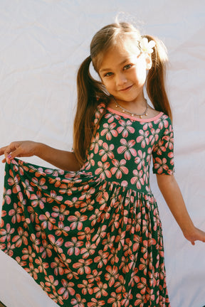 Plumeria toddler dress