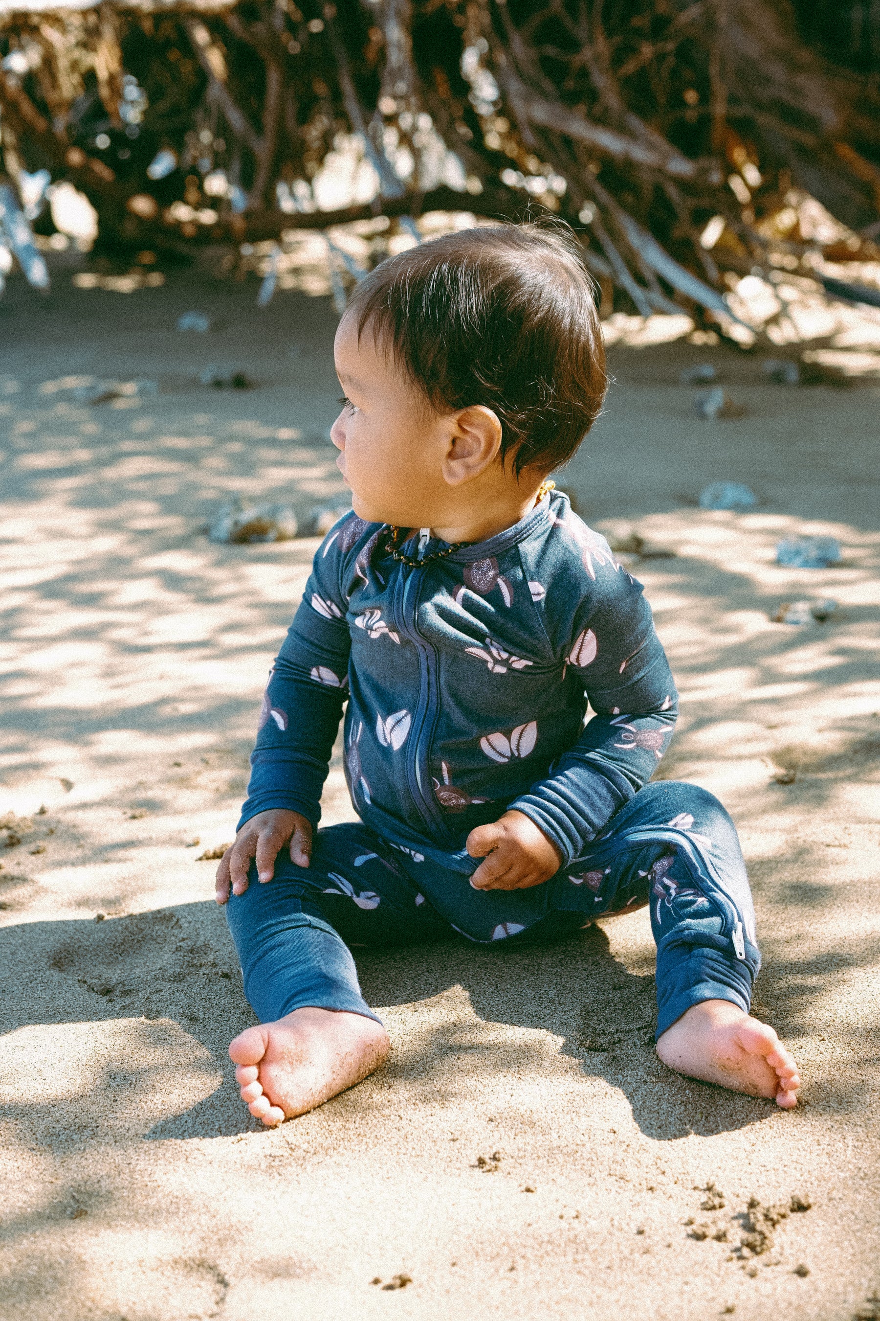 Blue Honu Cowrie sleepies